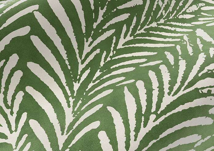 Acoustic Velvet, Leaf Green - Roman Blind - Image 4